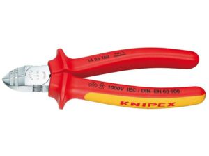 Odizolovací boční štípací kleště 160 mm VDE KNIPEX 14 26 160 - chromováno, vícesložkové návleky