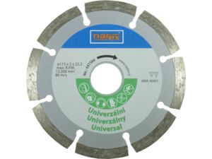 Diamantový rozbrušovací kotouč - universal <br />Narex ø 115 x ø 22,2 DIA Beton