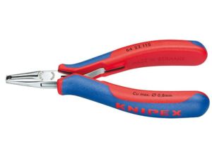 Čelní štípací kleště pro elektroniku 115 mm KNIPEX 64 22 115 - leštěná hlava, vícesložkové návleky