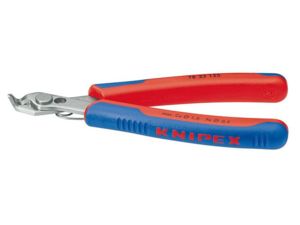 Stříhací kleště ELECTRONIC Super-Knips 125 mm KNIPEX 78 23 125 - chromováno, plastové návleky