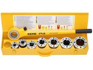 REMS eva Set. Sada ruční závitnice na trubkové závity R 1/2 - 1 1/4