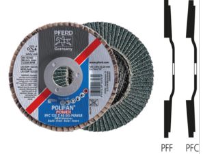 Lamelový brusný kotouč Pferd PFC 125 Z 40 SG-POWER/22,23