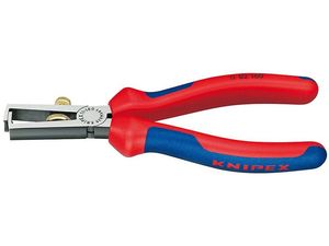 Odizolovací kleště 160 mm. KNIPEX 11 02 160 - leštěná hlava, vícesložkové návleky