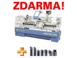 Soustruh Bernardo Solid 460 x 1500. AKCE - ZDARMA sada soustružnických nožů HM 20 mm