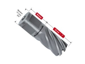 Jádrový vrták průměr 32 mm Karnasch SILVER-LINE 25 (hl. vrt. 25 mm, HSS-XE)