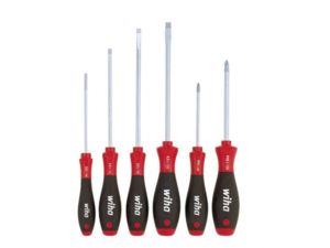 Wiha 07152 Sada 6 ks šroubováků SoftFinish plochý/křížový (PH/PZ), Typ 302HK6SO