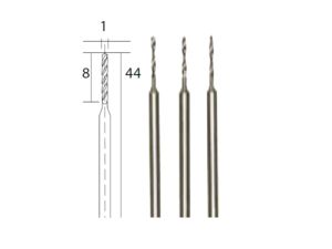 Spirálový mikrovrták Proxxon pr. 1,0 mm. 3 ks