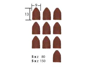 Náhradní brusné hlavice Proxxon (5 + 5 ks hrubost 80 a 150)