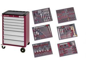 COMPLETO EVA - dílenský vozík 8 zásuvek + výbava 308ks KRAFTWERK