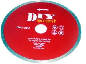 Celoobvodový diamantový řezný kotouč DIY (průměr 125 mm)