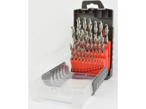 25dílná sada vrtáků kobalt FALTI 1-13 po 0,5mm HSSCo5% DIN338RN, E7, GRIPBOX