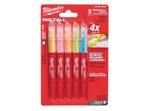 Zvýrazňovače MILWAUKEE INKZALL™ barevné