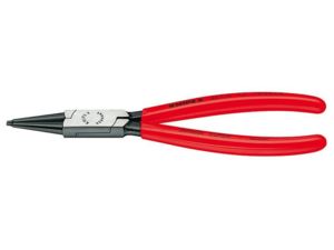 Kleště na pojistné kroužky 140 mm, vnitřní rovné. Knipex - 44 11 J1 - DIN 5265 C. Leštěno, potaženo plastem