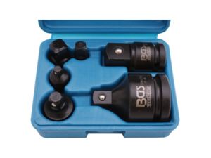 Adaptéry pro pneumatické nářadí 1/4" ÷ 3/4" BGS100200, tvrzené Sada 6 dílů