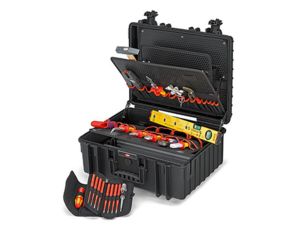 Kufr na nářadí KNIPEX „Robust34“ Elektro 26-dílný