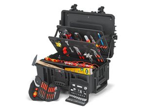 Kufr na nářadí KNIPEX „Robust45“ Elektro (63-dílů)