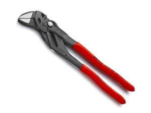 Klešťový klíč 250 mm, Knipex 86 01 250 - leštěná hlava, plastové návleky