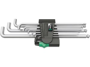 Wera 073594 Zástrčné klíče PKLS 950/9 Hex-Plus 4. Chromované (9 ks)