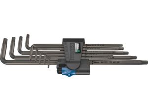Wera 024450 Zástrčné klíče 967/9 Torx XL HF 1. Sada 9 ks dlouhých s přidržovací funkcí