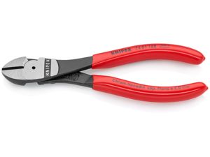 Silové boční štípací kleště 160 mm KNIPEX 74 01 160 - leštěná hlava, plastové návleky