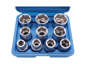 hlavice nástrčné 1/2" 3/8"-15/16", PVC obal, 10 dílů