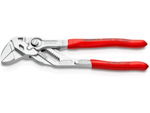 Kleště, klešťový klíč 180 mm, Knipex 86 03 180 - chromováno, plastové návleky