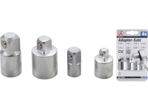 Adaptéry 1/4" Kraftmann pro 1/4"-3/8"-1/2" BGS108808, vnitřní. Sada 4 díly