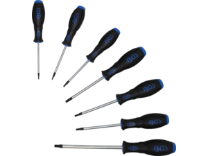 Sada šroubováků T-profil (Torx) T10 ÷ T40 BGS107846 (7 dílů, CV-S2)