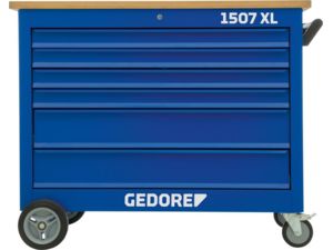 Pojízdný pracovní stůl 1507XL, 7 zásuvek 1250x550x985mm GEDORE