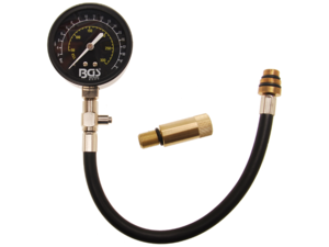 Měřič komprese motorů 0 ÷ 21 bar BGS108005 včetně hadice 300 mm