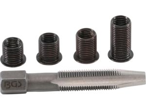 Vložkovací sada BGS100167 pro opravu závitů zapalovacích svíček M8 x 1,0 mm (5 dílů)