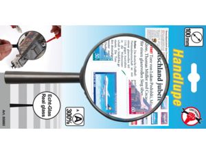 Ruční lupa Kraftmann pr. 100 mm, 3x zvětšení BGS1085860