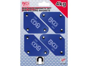 Pomocné úhlové magnety pro sváření BGS103004 Sada 4 díly