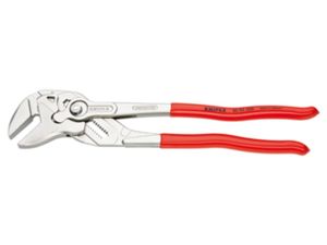 Kleště, klešťový klíč XL 400 mm, Knipex 86 03 400 - chromováno, plastové návleky