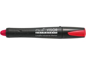 Permanentní popisovač VISOR průmyslový, červená Pica