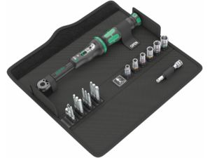 Wera 130110 Momentový klíč Wera Click-Torque A 6 Set 1 s přepínací ráčnou 1/4" (2,5 ÷ 25 Nm) Sada 21 dílů