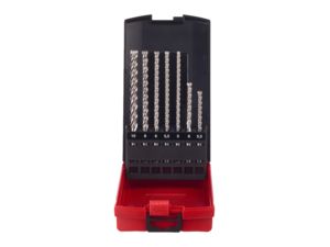 Vrtáky SDS-Plus Milwaukee MX4 (čtyřbřité) průměr 5 ÷ 10 mm. Sada 7 ks v kazetě