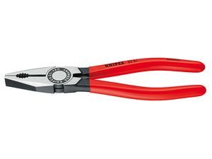 Kombinované kleště 140 mm. KNIPEX 03 01 140 - leštěno, plastové návleky