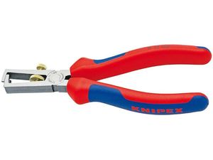 Odizolovací kleště 160 mm. KNIPEX 11 12 160 - leštěná hlava, vícesložkové návleky