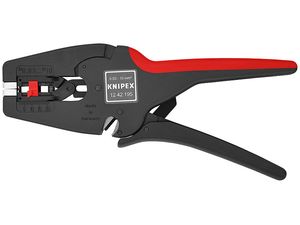Univerzální odizolovací kleště 'MULTISTRIP 10' 195 mm. KNIPEX 12 42 195 - leštěná hlava, vícesložkové návleky