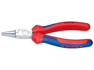 Kleště s kulatými čelistmi 140 mm KNIPEX 22 05 140 - chromováno, vícesložkové návleky