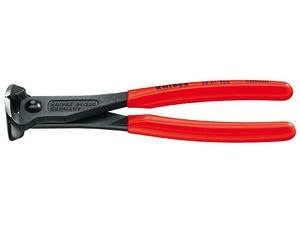 Čelní štípací kleště 200 mm KNIPEX 68 01 200 - leštěná hlava, plastové návleky
