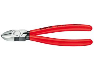 Boční štípací kleště 125 mm KNIPEX 70 01 125 - leštěná hlava, plastové návleky