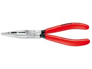 Elektrikářské kleště 160 mm pro uchopení, odizolování a stříhání. KNIPEX 13 01 160 - leštěno, plastové návleky