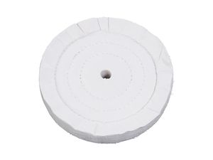 Moltonový leštící kotouč pr. 200 x 20 mm, pr. 16 mm. Prošívaný (PS 1004)
