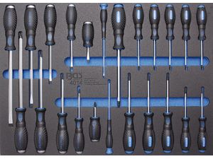 Nářaďový modul 3/3 - BGS104014 Šroubováky Torx, PH a PL. Sada 23 dílů