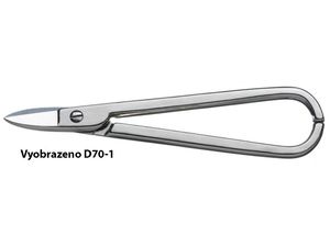 Zlatnické nůžky Bessey D71-1 obloukové břity