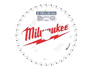 Řezný kotouč 190 mm Milwaukee CSB P W 190 x 30 x 1.6 x 36ATB