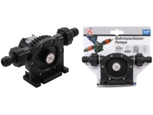 Plastové čerpadlo 1/2" Kraftmann na el. vrtačku BGS1050830 (1000 l/h)