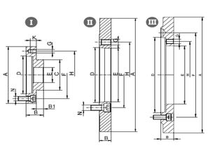 Mezipříruba 8215-125-4A2 DIN 55026. Ocelová